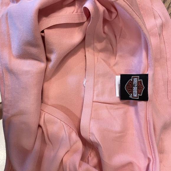 Harley Davidson Pink Embroidered Tank Top Size XL - Picture 10 of 11
